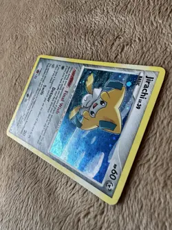 2009 Pokemon TCG Rising Rivals Jirachi Cosmos Holo Rare 7/111 LP/MP Lv.39 HP60 - Image 3