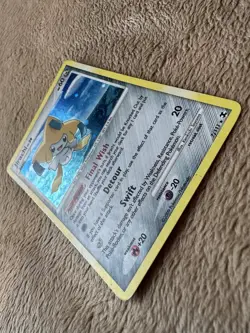 2009 Pokemon TCG Rising Rivals Jirachi Cosmos Holo Rare 7/111 LP/MP Lv.39 HP60 - Image 5
