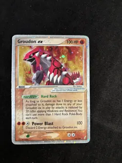 Groudon ex - 93/100 - Pokemon Crystal Guardians Ultra Rare Holo HP - Image 1