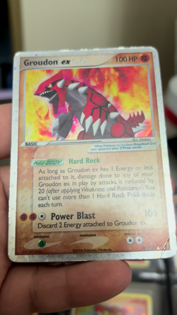 Groudon ex - 93/100 - Pokemon Crystal Guardians Ultra Rare Holo HP - Image 2