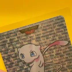 Mew HOLO BANDAI anime Collection carddass Pokemon Nintendo Japan F/S - Image 3