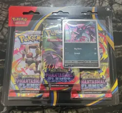 🔥Pokemon TCG: Mega Evolution Phantasmal Flames 2 x Triple Blister packs new 🔥 - Image 2