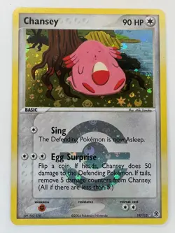Pokemon TCG - Chansey 19/112 EX Fire Red & Leaf Green (2004) - Reverse Holo LP+ - Image 1