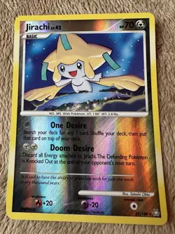 2008 Pokemon TCG DP Legends Awakened Jirachi Reverse Holo 31/146 LP - Image 1