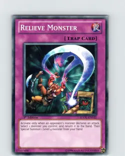 Yu-Gi-Oh TCG Relieve Monster SDDL-EN032 1st Edition Regular Common Card NM - Image 1