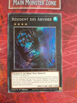 Yu-Gi-Oh! Resident des Abysses : SE RA02-FR033 secrete rare - Image 1