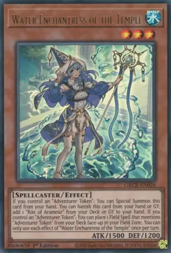 Water Enchantress of the Temple - GRCR-EN026 - NM/VLP - Ultra Rare - 1st ed - Image 1