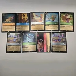 Disney Lorcana TCG Lot of 9 Promo Cards - Image 1