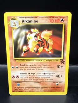 Pokemon Card - Arcanine WoTC Black Star Promo 6 Non Holo W - Image 2
