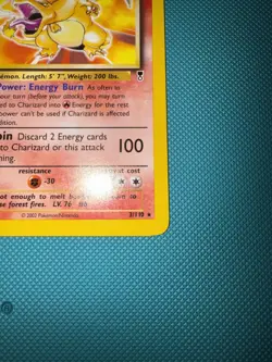 Pokemon TCG Charizard Legendary Collection Non-Holo Card 3/110 - Image 4
