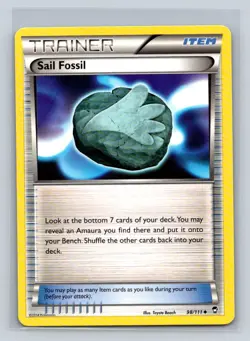 Sail Fossil #98/111 XY - Furious Fists Uncommon - Pokemon Cards D63 - Image 1