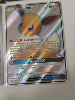 Pokemon Eevee Gx/Gloom Illustration Rare/Gold Secret Rare/Full Art Holo Cards - Image 2