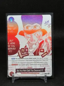 But Ace Here You OP13-019 3rd Anniversary Treasure Event Card English One Piece - Image 1