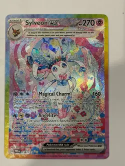 Sylveon EX 156/131 SV Prismatic Evolutions SIR Holo Pokemon Card FRESH PULL NM/M - Image 1
