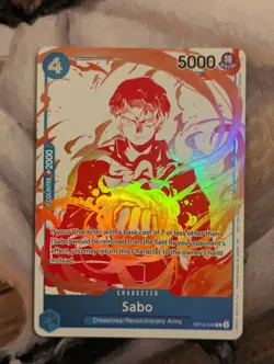 Sabo OP10-049 One Piece Card Game Promo Card 3rd Anniversary Promo - Image 1