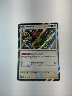 Dodrio 200/091 Sv: Paldean Fates Holo Pokemon TCG Baby Shiny Ultra Rare Card - Image 1