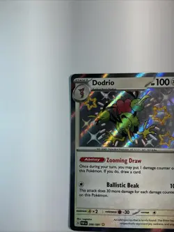 Dodrio 200/091 Sv: Paldean Fates Holo Pokemon TCG Baby Shiny Ultra Rare Card - Image 2