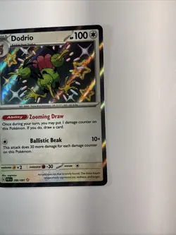 Dodrio 200/091 Sv: Paldean Fates Holo Pokemon TCG Baby Shiny Ultra Rare Card - Image 4
