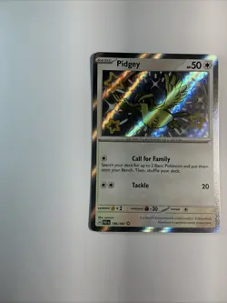 Pidgey 196/091 Sv: Paldean Fates Holo Pokemon TCG Baby Shiny Ultra Rare Card - Image 3