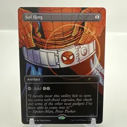 MTG Sol Ring 1993 Rare Secret Lair Marvel's Spider-Man: Heroic Deeds - Image 1