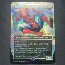 Spectacular Spider-Man (Borderless) Marvel's Spider-Man Foil R 0014 MtG - Image 1
