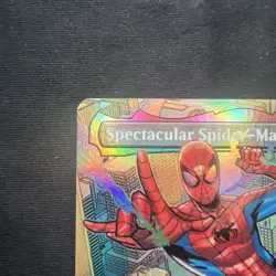 Spectacular Spider-Man (Borderless) Marvel's Spider-Man Foil R 0014 MtG - Image 2