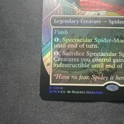 Spectacular Spider-Man (Borderless) Marvel's Spider-Man Foil R 0014 MtG - Image 5