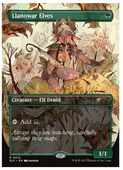 Llanowar Elves Secret Lair Countdown Kit - Image 1