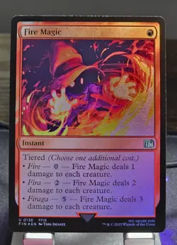 MTG - Fire Magic (Foil) Uncommon - FINAL FANTASY (FIN) - Image 1