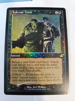 MTG - Infernal Tutor FOIL Retro Frame - Ravnica Remastered - Image 1