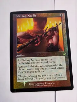 MTG - Pithing Needle FOIL Retro Frame - Ravnica Remastered - Image 1