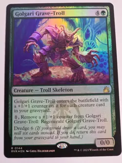 MTG - Golgari Grave-Troll FOIL - Ravnica Remastered - Image 1
