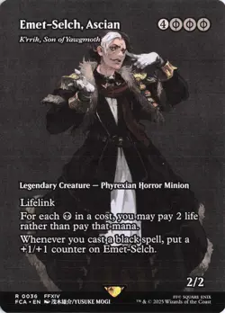 Emet-Selch, Ascian - K'rrik, Son of Yawgmoth (Showcase), 36, FCA, Normal - Image 1
