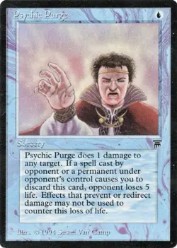 Psychic Purge - Magic the Gathering MTG Legends English NM/VLP - Image 1
