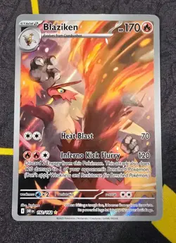 Blaziken 192/182 Sv10: Destined Rivals Illustration Near Mint Pokemon TCG - Image 3