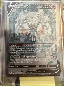Zacian V ⭐ GG48/GG70 Holo Rare V Crown Zenith Galarian Gallery 2023 Pokemon NM - Image 2
