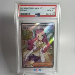 2023 Pokemon MIRIAM 100/078 Violet ex sv1V Super Rare Holo Japanese PSA 10 - Image 1
