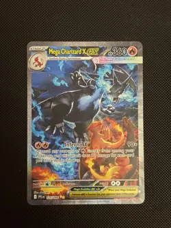 Mega Charizard X Ex SIR - 125/094 - Pokemon TCG Phantasmal Flames - Mint - Image 1