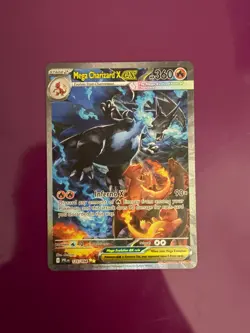 Mega Charizard X Ex SIR - 125/094 - Pokemon TCG Phantasmal Flames - Mint - Image 3