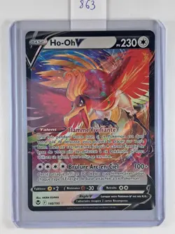 Carte HO-OH V 140/195 Pokemon Tempete Argentee EB12 Neuve FR (863) - Image 1