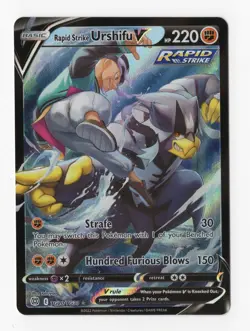 Pokemon TCG Rapid Strike Urshifu V TG20/TG30 Brilliant Stars Trainer Gallery NM - Image 1