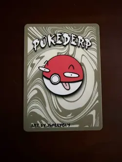 Achu (Pikachu) Breakout 6/7 - 1st Edition Pokederp Pokemon Fan Art Holo - NM - Image 2