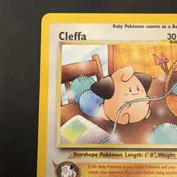 Pokemon vintage Non-Holo Rare Cleffa 20/111 Neo Genesis WotC - Image 2