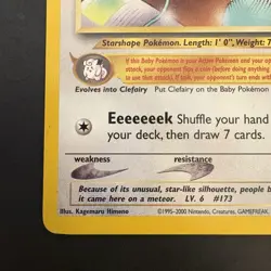 Pokemon vintage Non-Holo Rare Cleffa 20/111 Neo Genesis WotC - Image 5