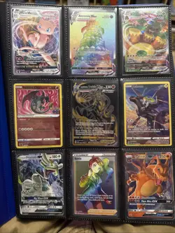 Pokemon Binder Lot! Huge Lot! Rainbow, Gold, Alt, Charizards +more TCG Holo Lot - Image 1