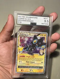 2021 Pokemon Celebrations Luxray Gl Lv X 25th Anniversary #109 AGS 9.5 Graded - Image 1