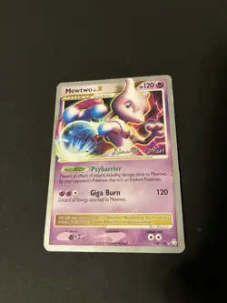 Pokemon Mewtwo LV.X World Championships Rare #144 - Image 1