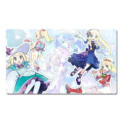 Pokemon Table Playmat Lillie TCG CCG Gaming Pad Trading Card Game Mat Mousepad - Image 1