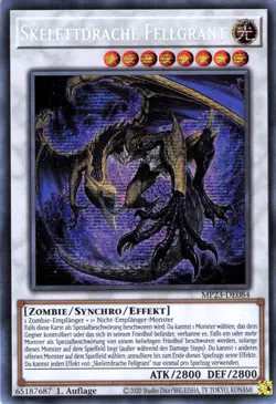 Yu Gi Oh! Skelettdrache Fellgrant Mp23-DE084 Secret Rare - Image 1