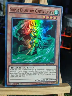 Super Quantum Green Layer WIRA-EN031 Super Rare *NM/LP* Yugioh Card - Image 1